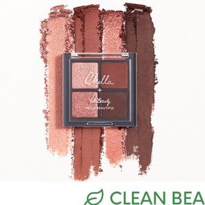 🔥3/$30 NEW Chella + Velabeauty Blushing Rose Eyeshadow Palette Travel $20.00